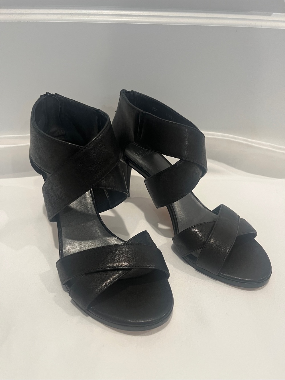 Stuart Weitzman Hug Me Ankle Strap Heeled Sandal